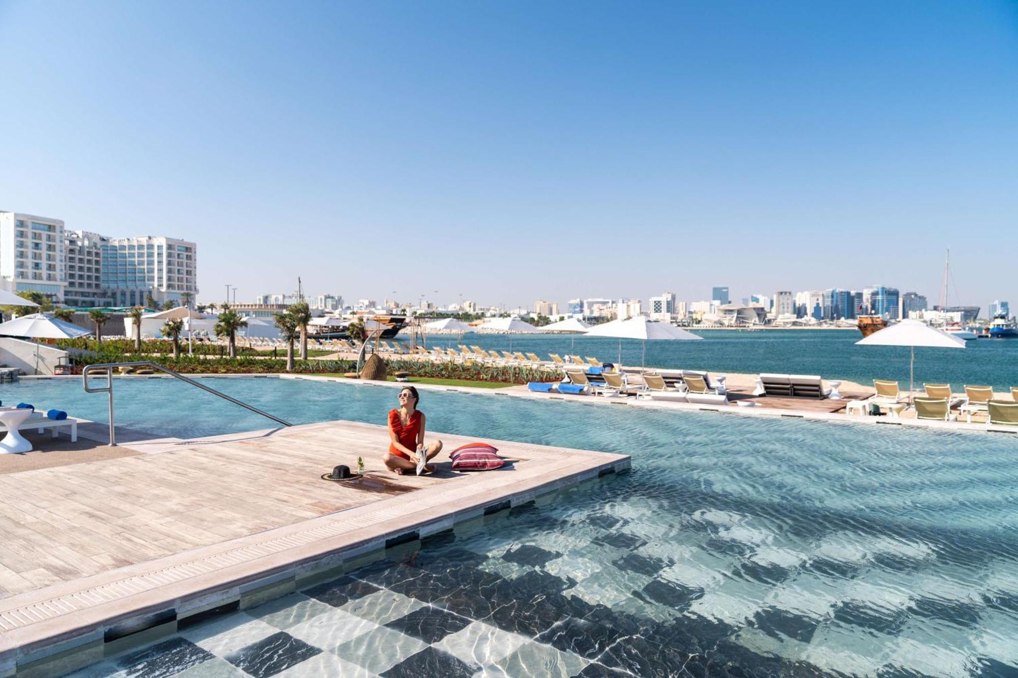 فندق ماريوت الدوحة المظهر الخارجي الصورة View of the Marina