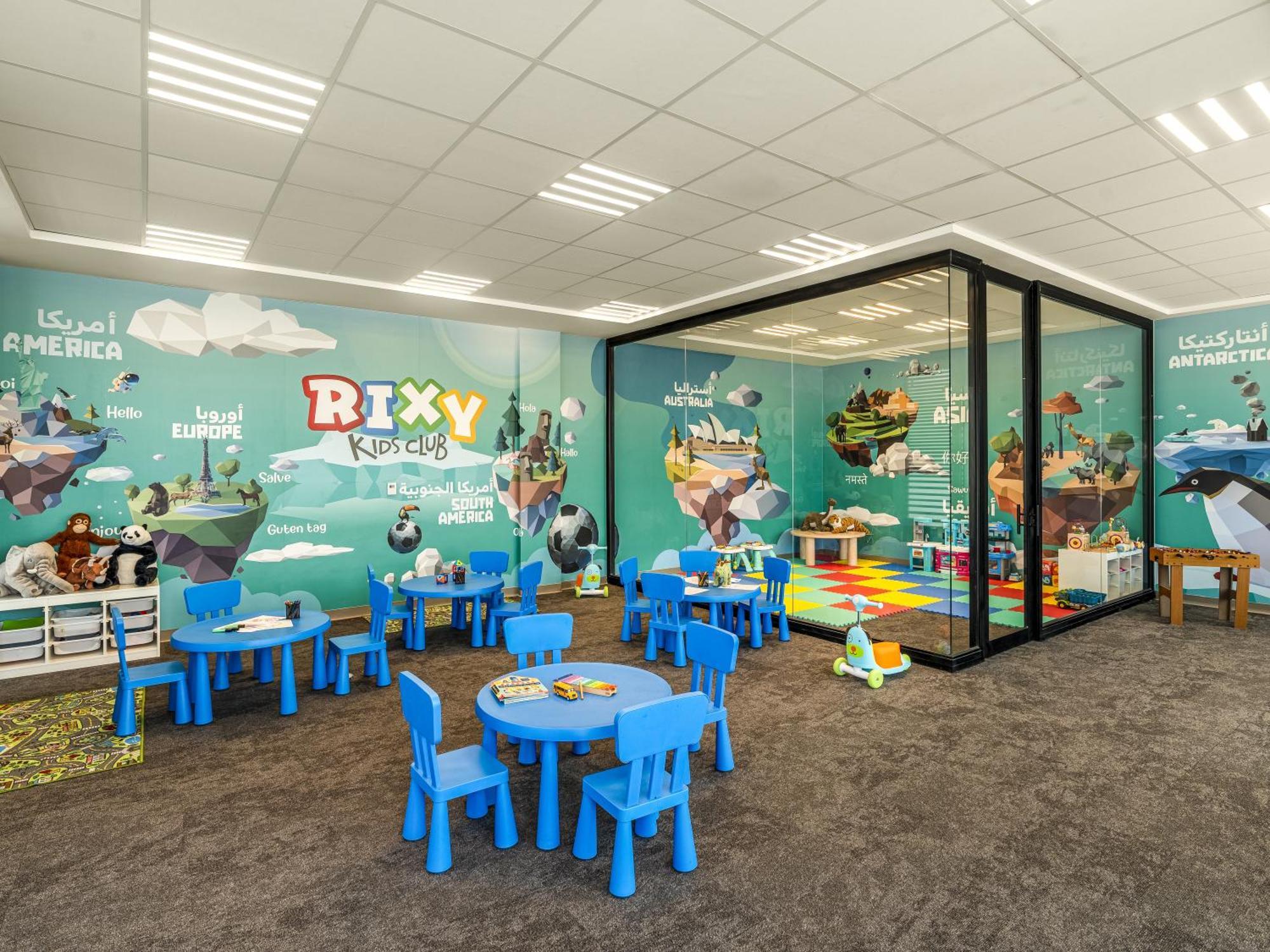 فندق ماريوت الدوحة المظهر الخارجي الصورة The interior of a typical Rixy Club