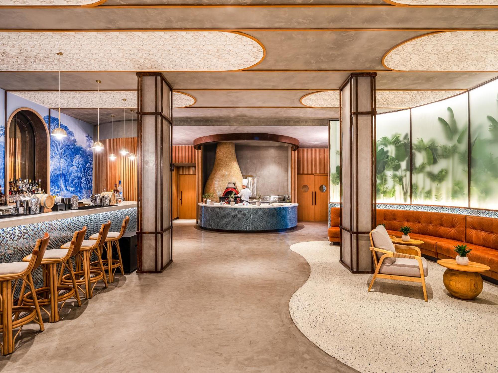 فندق ماريوت الدوحة المظهر الخارجي الصورة The interior of the lounge